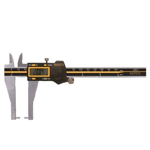 کولیس دیجیتال شیار آسیمتو 20 سانتی متر فک تعویضی مدل 3-08-318 3-08-318