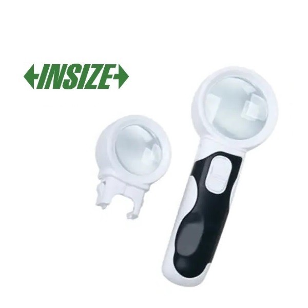 ذره بین دو لنزه X6 و X1 چراغ دار اینسایزمدل 610-7522  7522-610