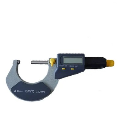 میکرومتر دیجیتال آسیمتو خارج سنج 50-25 میلی متر مدل 0-02-116