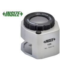 ذره بین X10 ( لوپ X10 )  چراغ دار اینسایز مدل 10-7524  7524-10